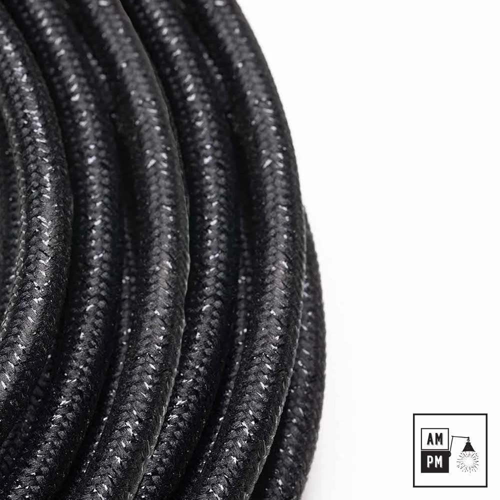 Fil-électrique-recouvert-de-tissus-rayonne-scintillante-PMSNoir-noir-1