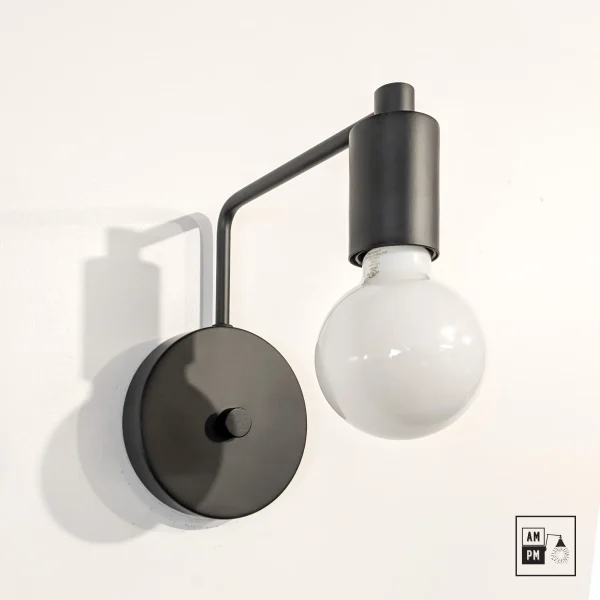 Mid-century-lamp-wall-sconce-Offset-A3K060-Matte-Black-2