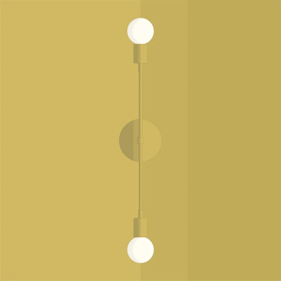 Mid-century-ceiling-lamp-wall-sconce-Symetrium-A4M046-brass