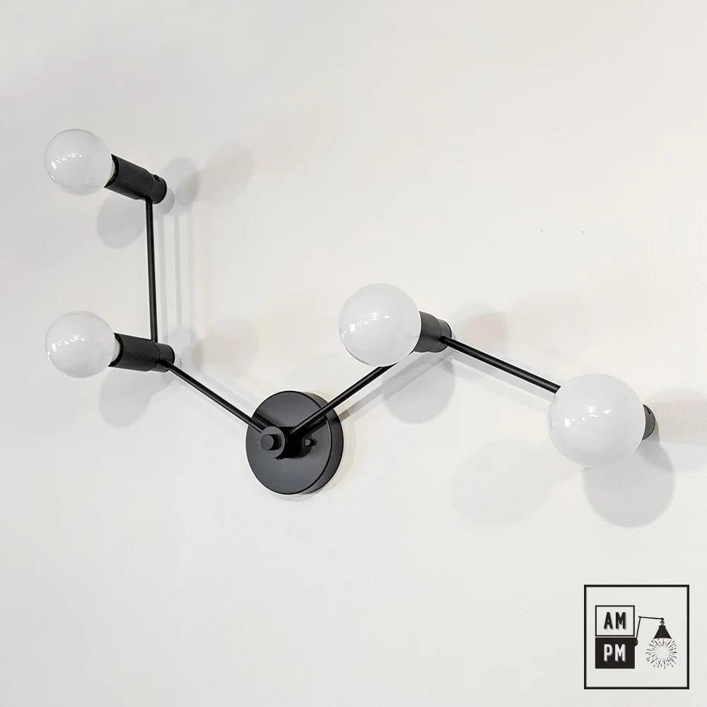 Mid-century-collection-wall-luminaire-Valkyrie-A4K069-Matte-Black Mid-century-collection-wall-luminaire-Valkyrie-A4K069-Matte-Black