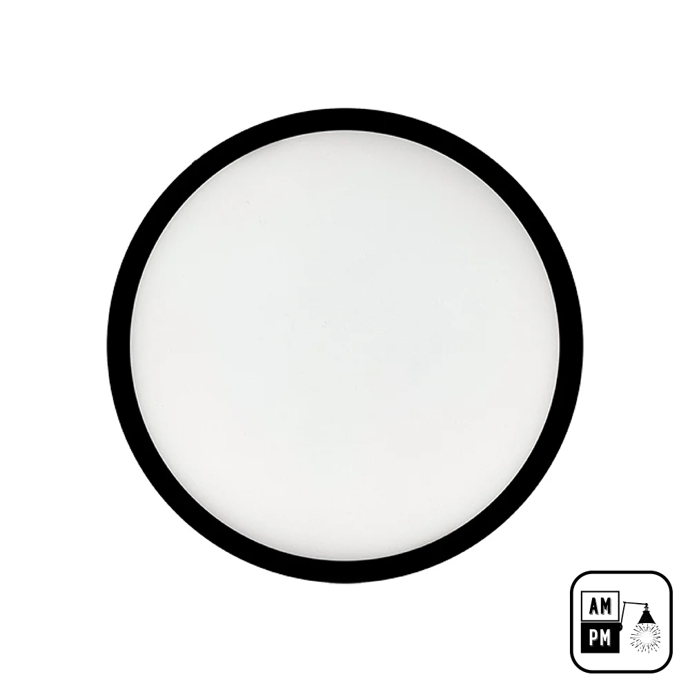 Modern-LED-flush-mount-ceiling-light-Hublot-9-A4C028-Black Modern-LED-flush-mount-ceiling-light-Hublot-9-A4C028-Black