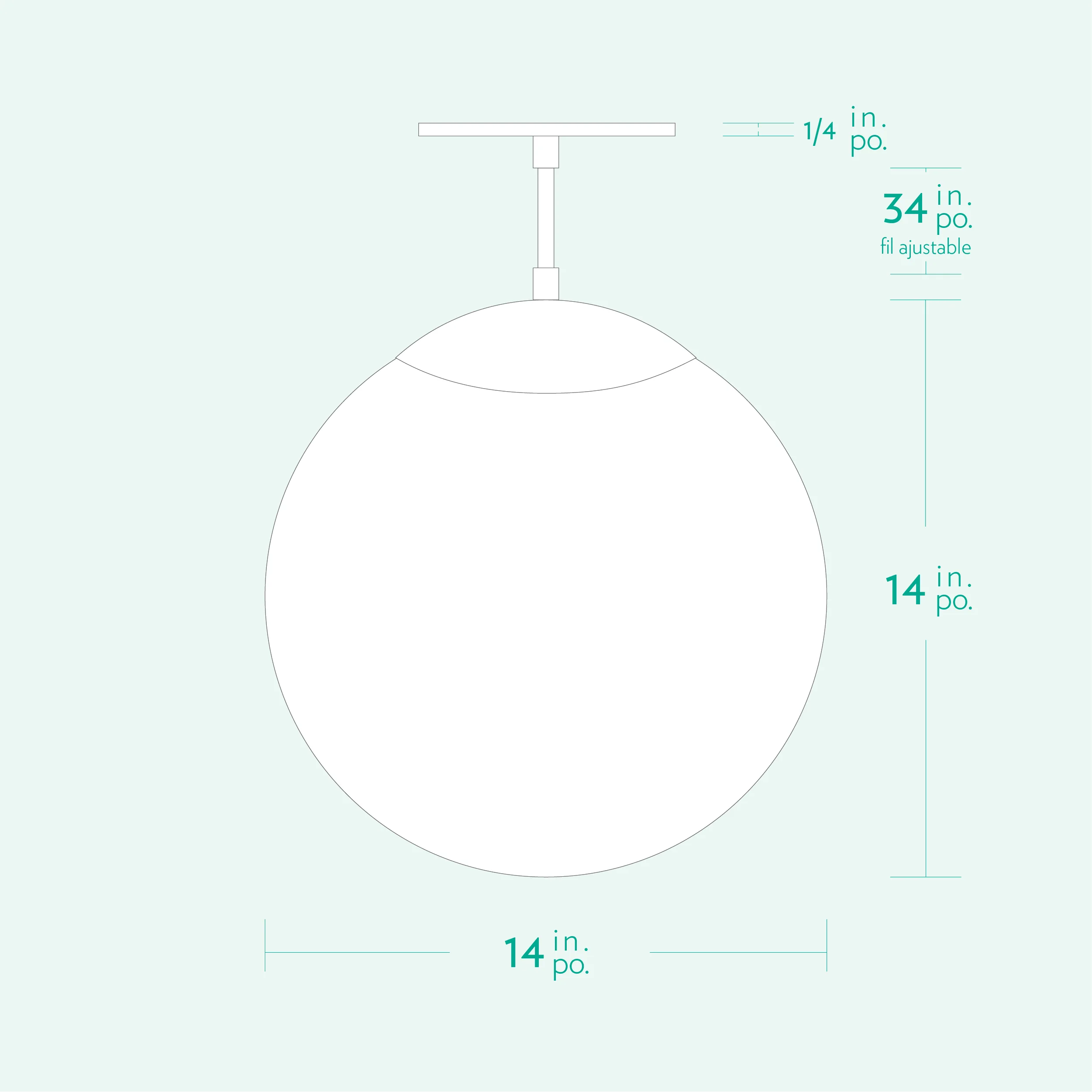 Mid-century-collection-pendant-Globo-14-A7S061-Specs Mid-century-collection-pendant-Globo-14-A7S061-Specs