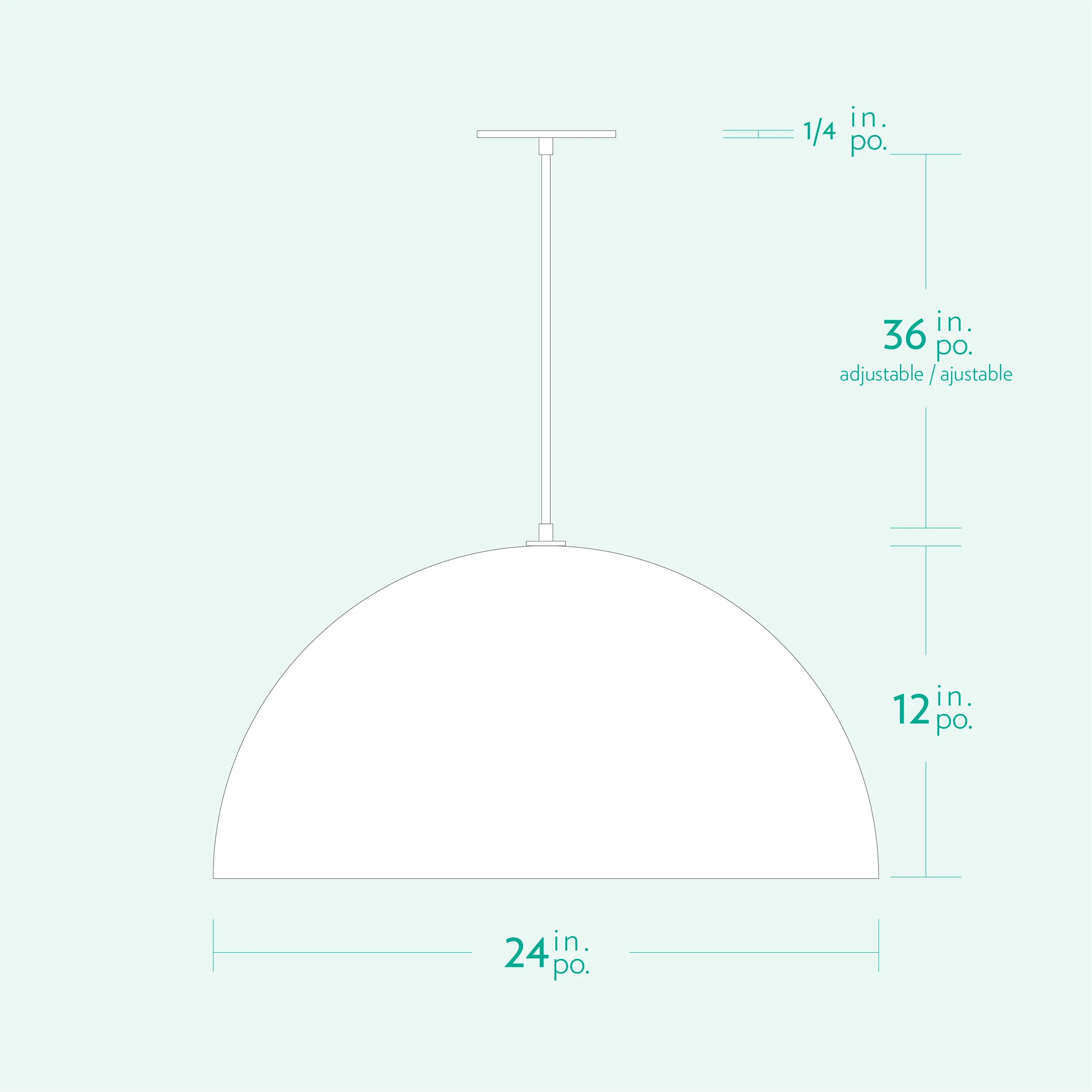 Suspension-collection-Mid-century-Hemisphere-24-A7S071-Specs Suspension-collection-Mid-century-Hemisphere-24-A7S071-Specs