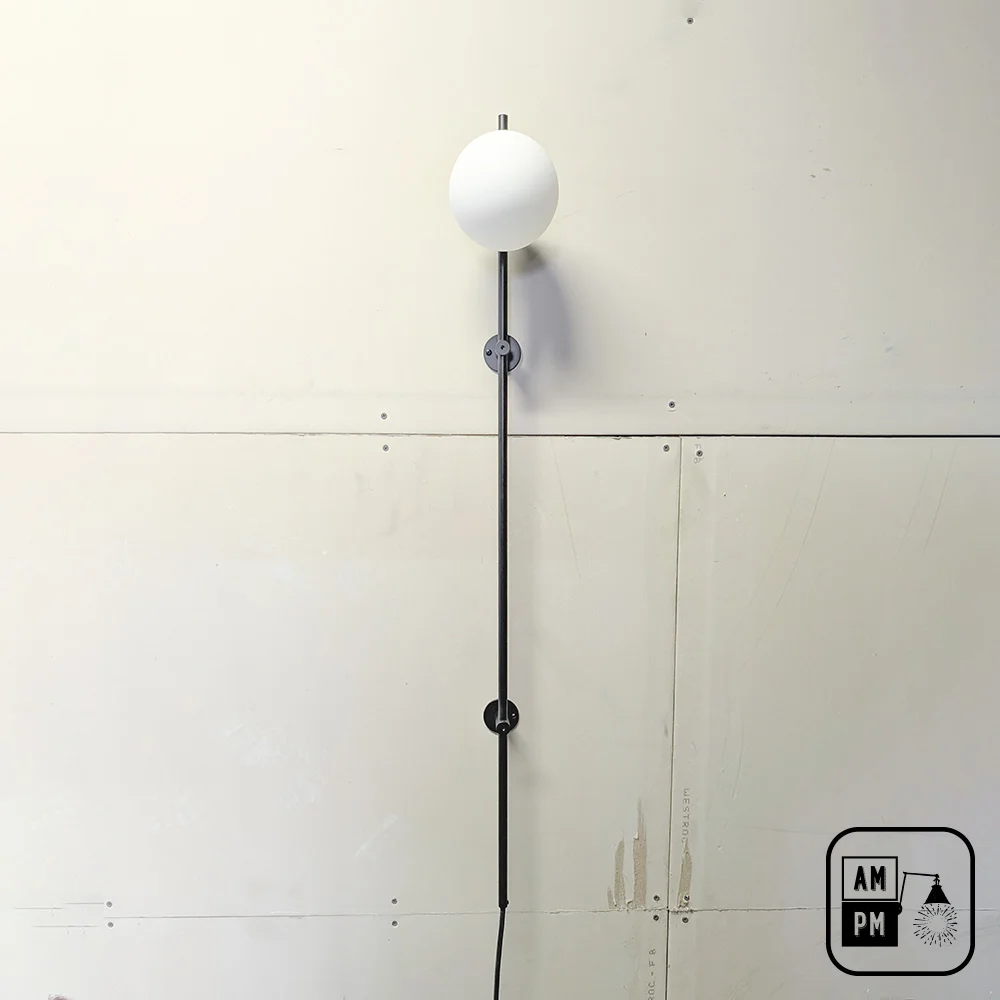 Mid-century-collection-pluggable-wall-sconce-wallit-A7P020-Matte-Black-4