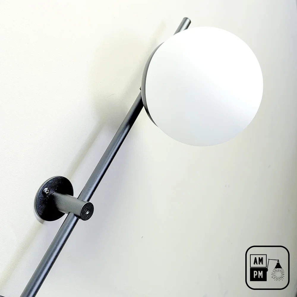 Mid-century-collection-pluggable-wall-sconce-wallit-A7P020-Matte-Black-5