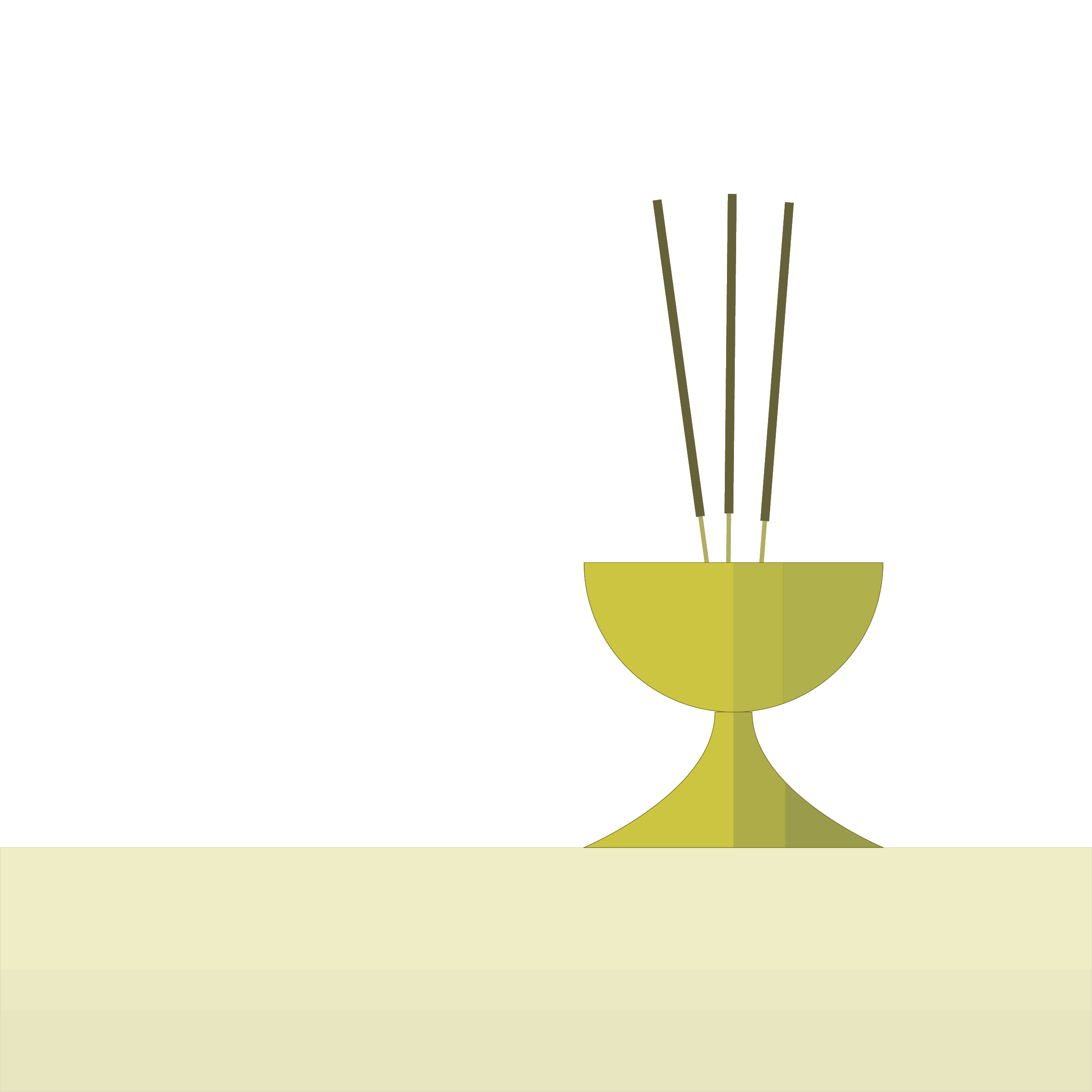 Mid-century-incense-bowl-Brass