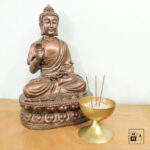 Bol-pour-encens-Mid-century-Laiton-Brossé-2