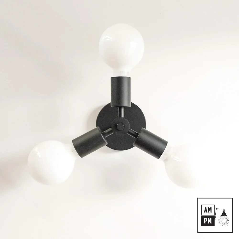 Mid-century-collection-pendant-Rotor-A4K064-Matte-Black