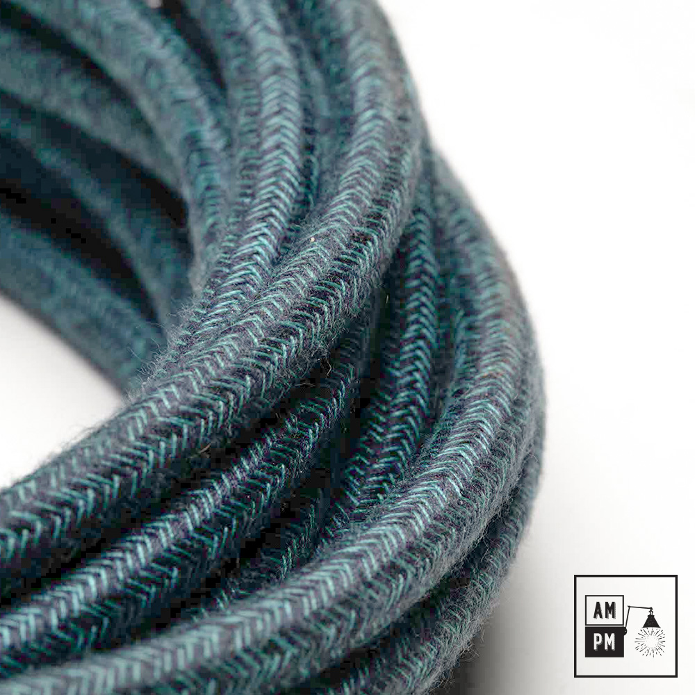 coton-cloth-covered-electrical-wire-PMS3035-peacock-1