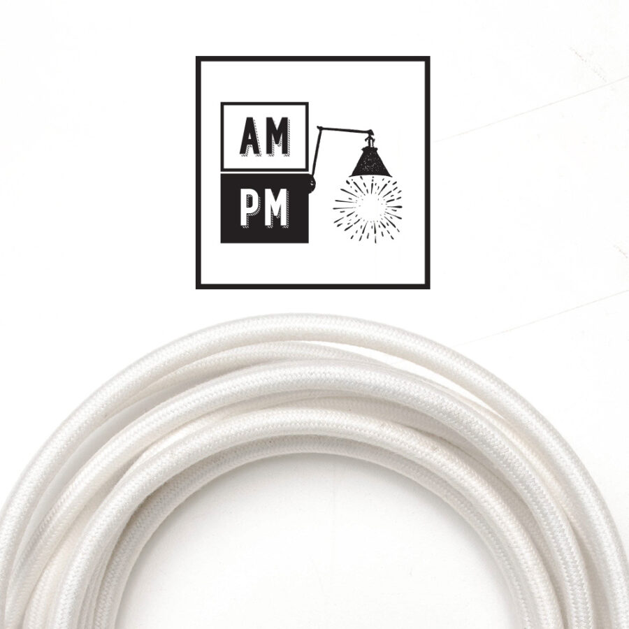 coton-cloth-covered-electrical-wire-PMSWhite-white