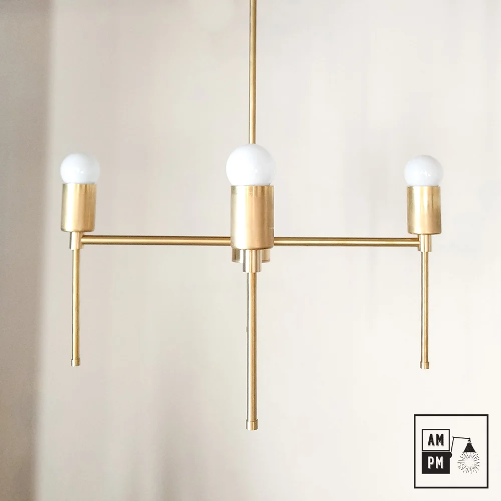 Mid-century-collection-fixed-pendant-Chandler-A5K071-Raw-Brass