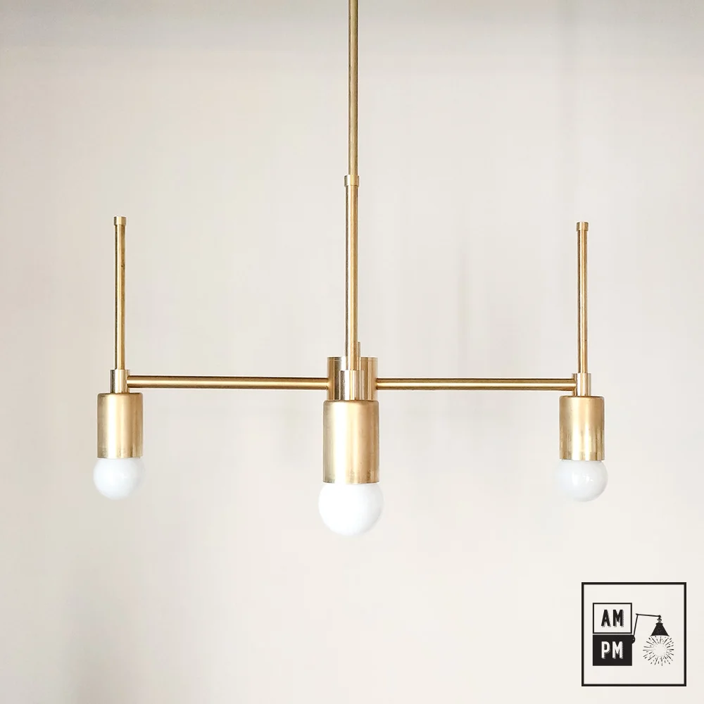 Mid-century-collection-fixed-pendant-Space-Invaders-A5K075-Brushed-Brass