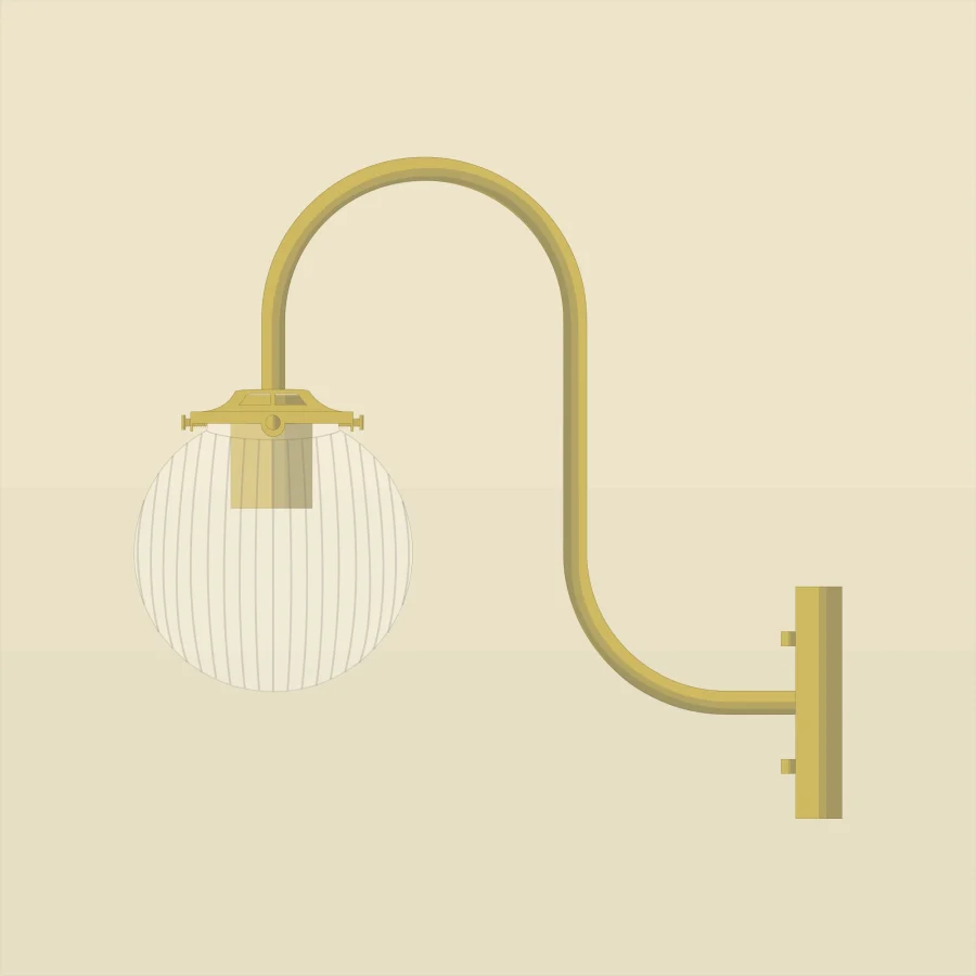 Mid-century-gooseneck-wall-lamp-Prisma-A5K074-Brass