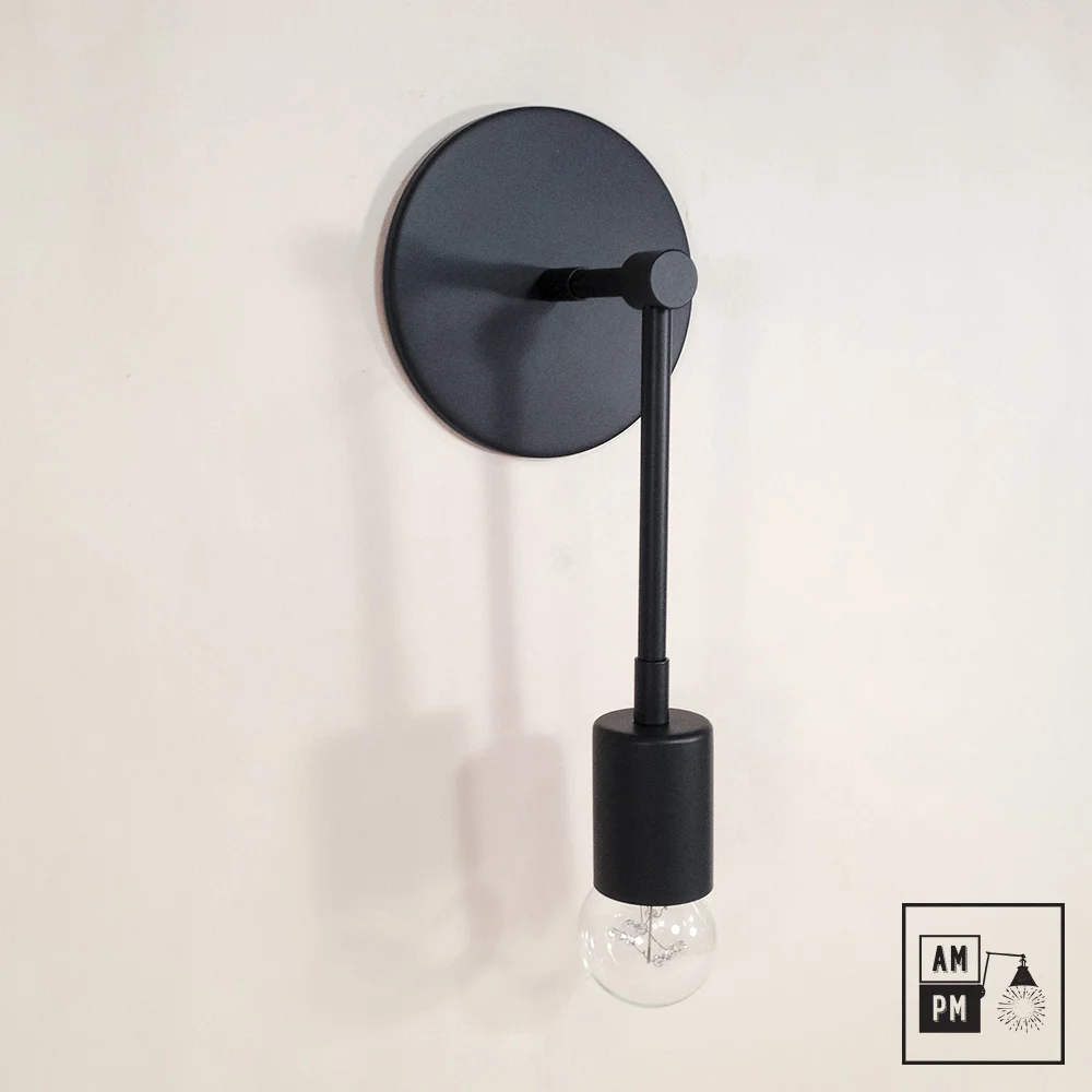 Mid-century-wall-sconce-clockwise-A3K056-Matte-Black-1