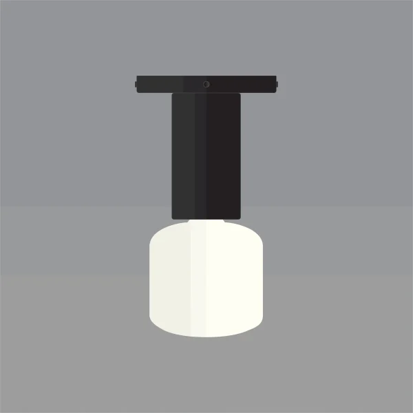 Mid-Century-ceiling-flushmount-Horta-A7C039-Black