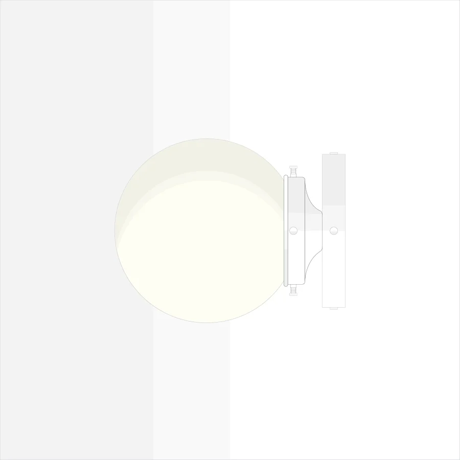 Mid-century-ceiling-lamp-wall-sconce-Othello-A5K080-White