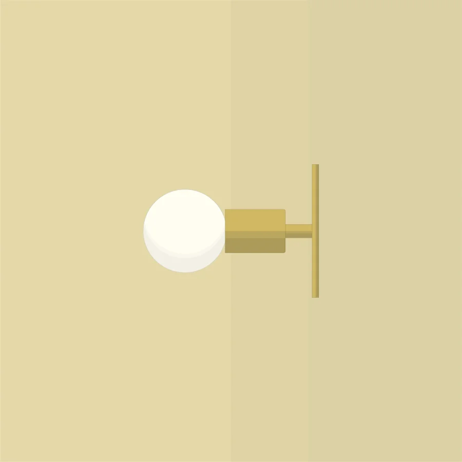 Mid-century-collection-wall-ceiling-sconce-Banks-A3K022-Brass