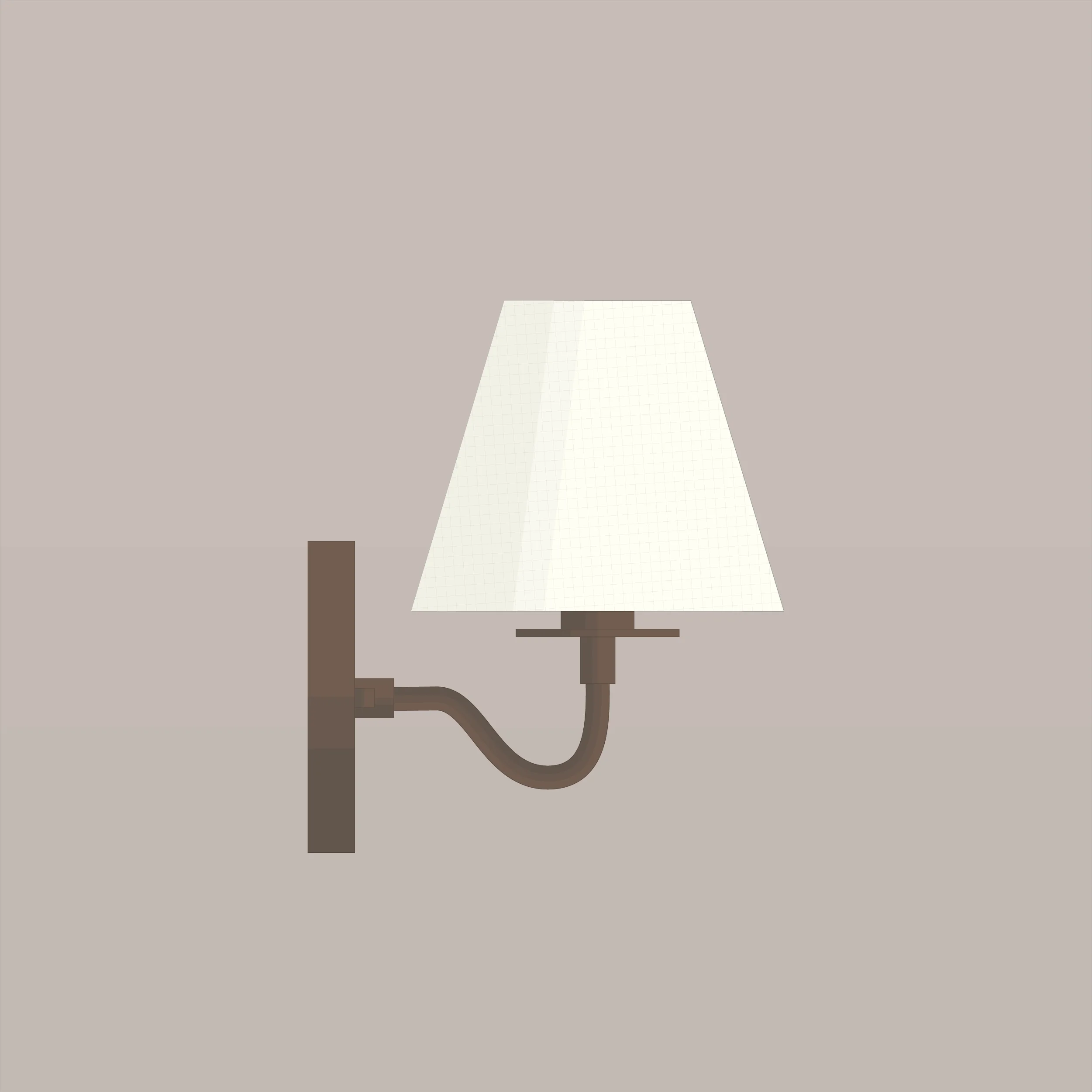 Applique-murale-victorienne-Mid-century-Dorothy-A8M030-Bronze-Huilé