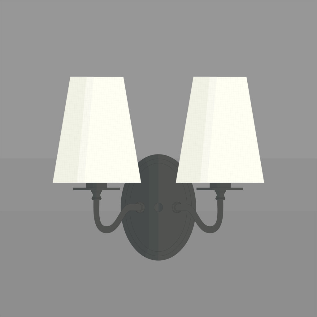 Luminaire-mural-victorien-Mid-century-Hernance-A8M028-Bronze-Antique