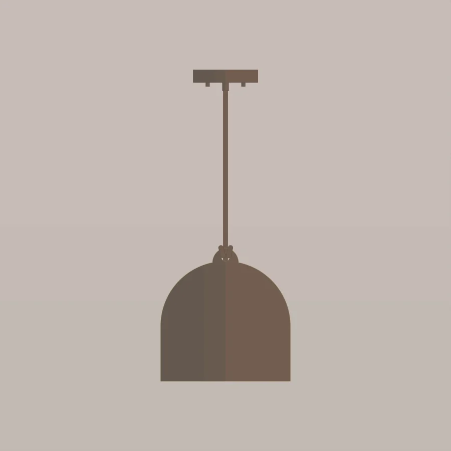 Organic-ceramic-medium-bell-pendant-lamp-Bella-A3S027-rusted-corten-2