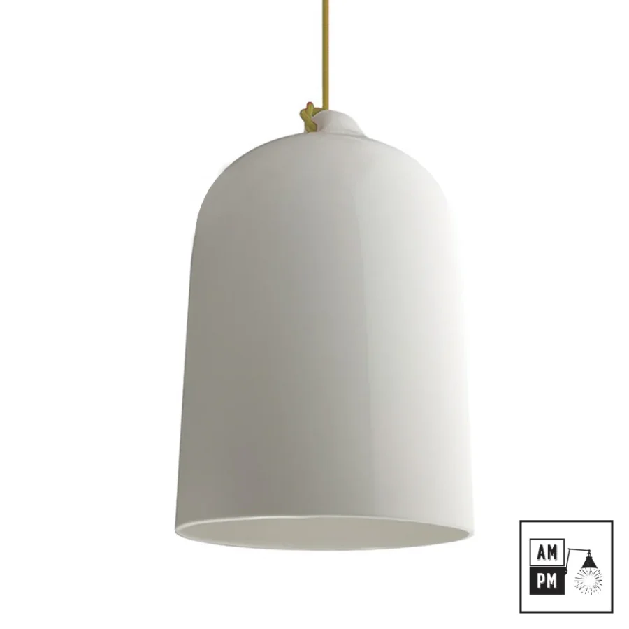Organic-ceramic-oversized-bell-pendant-lamp-Bella-A3S027-gloss-white