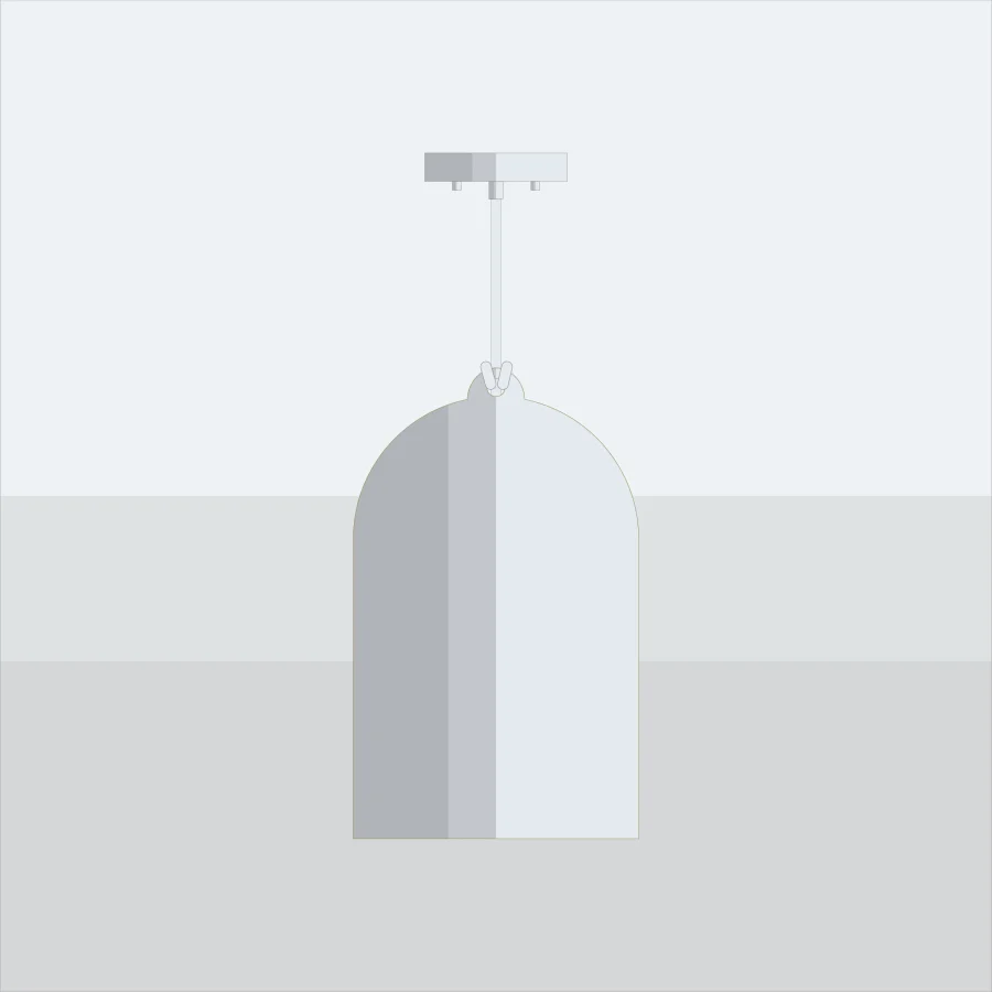 Organic-ceramic-oversized-bell-pendant-lamp-Bella-A3S027-textured-concrete-1