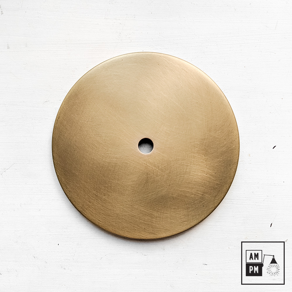 Plafonnier-plat-contemporain-Laiton-Anglais