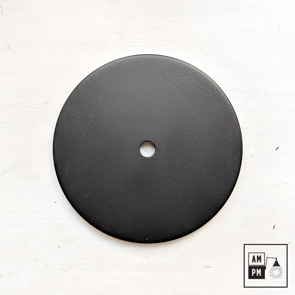 Plafonnier-plat-contemporain-Noir Mat