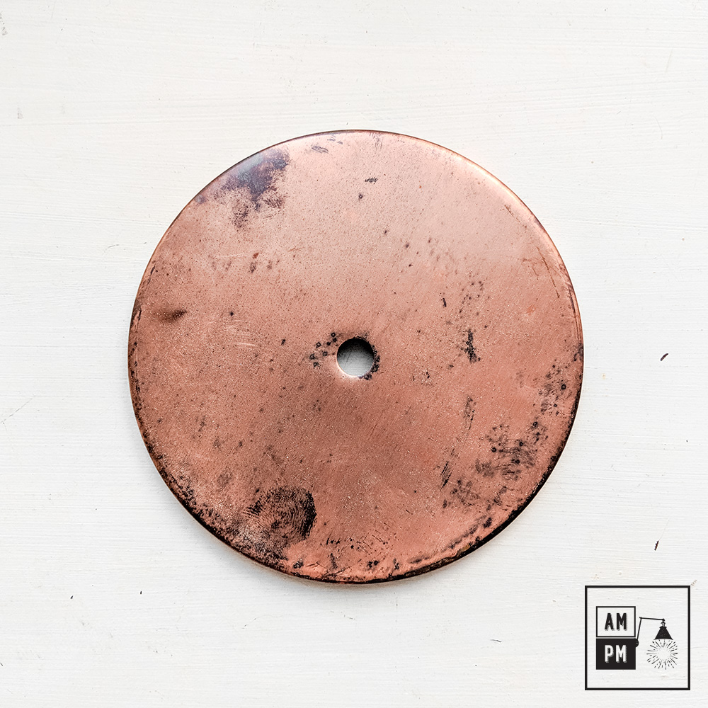 Plafonnier-plat-contemporain-Cuivre-Brut