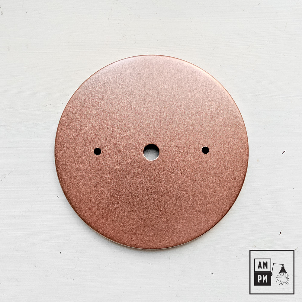 Plafonnier-plat-contemporain-Or-Rose