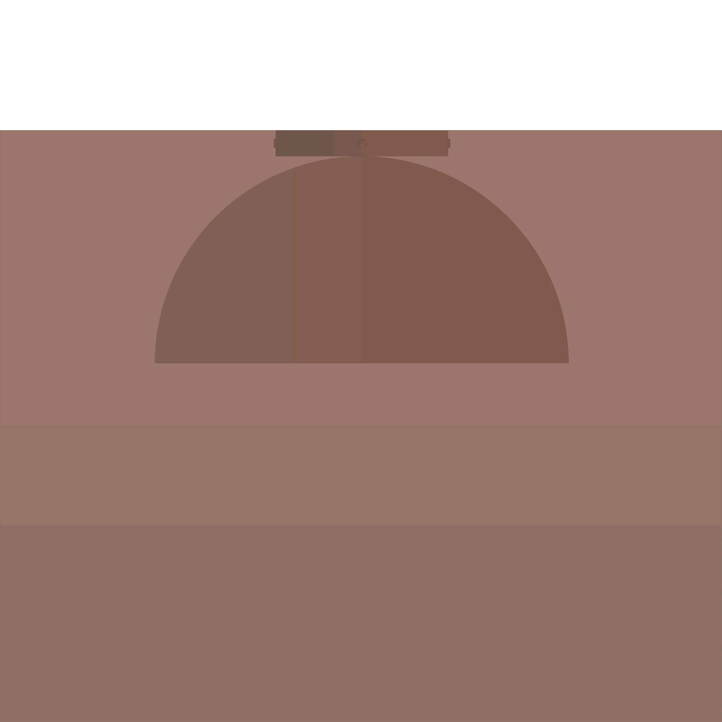 Mid-century-collection-flushmount-Hemisphere-12-A7S066-Antique-Copper