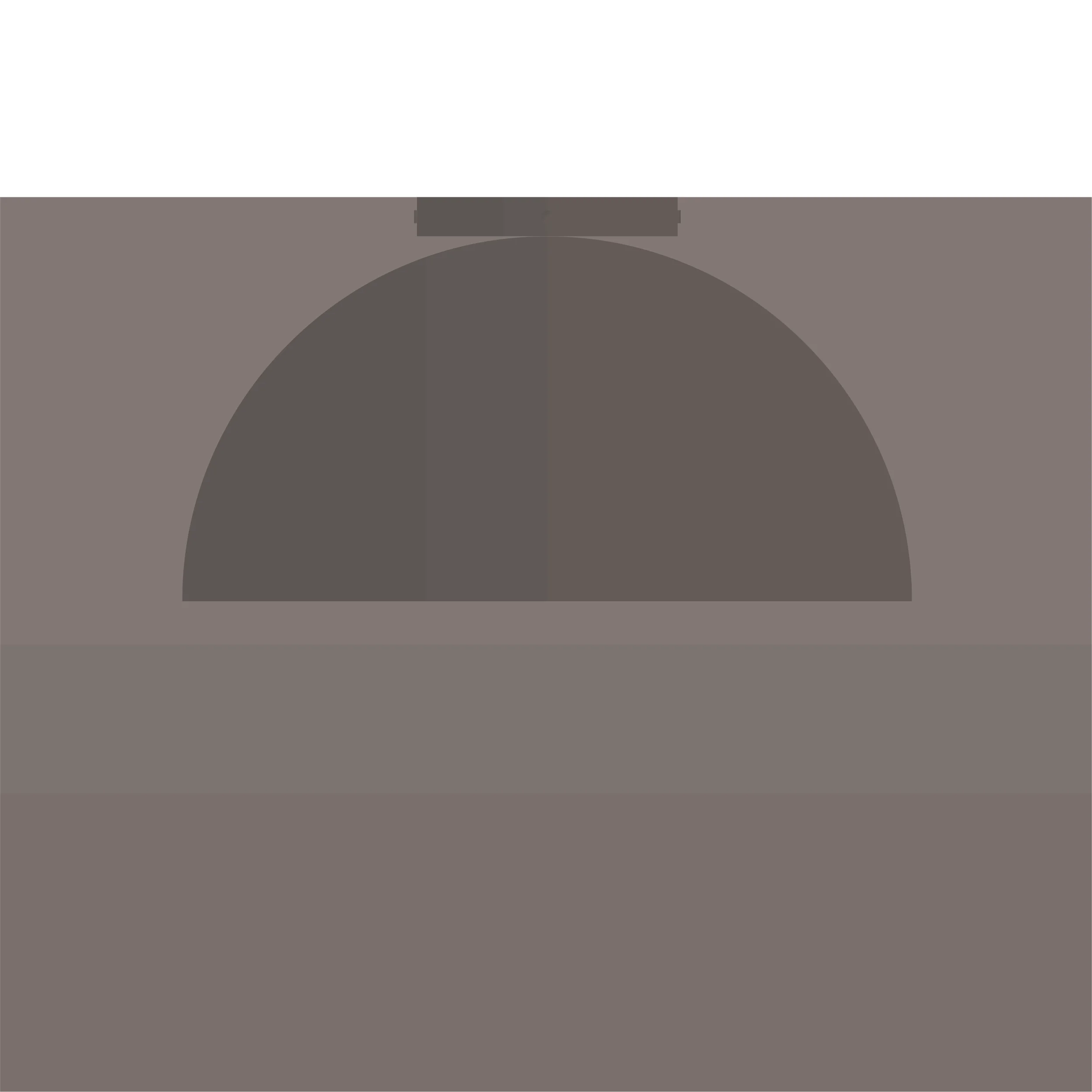 Mid-century-collection-flushmount-Hemisphere-14-A7S067-Antique-Bronze