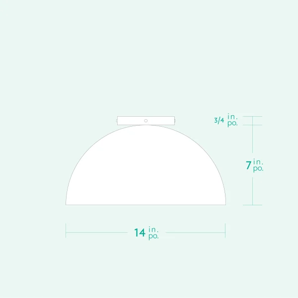 Mid-century-collection-flushmount-Hemisphere-14-A7S067-Specs