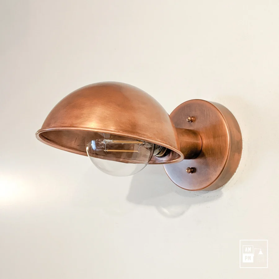 Mid-century-wall-sconce-Sundown-A5D017-Antique-Copper-Live