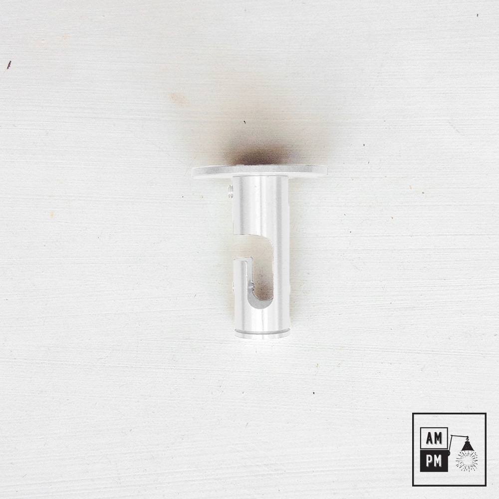 Crochet-pincer-forme-tubulaire-Blanc-Mat