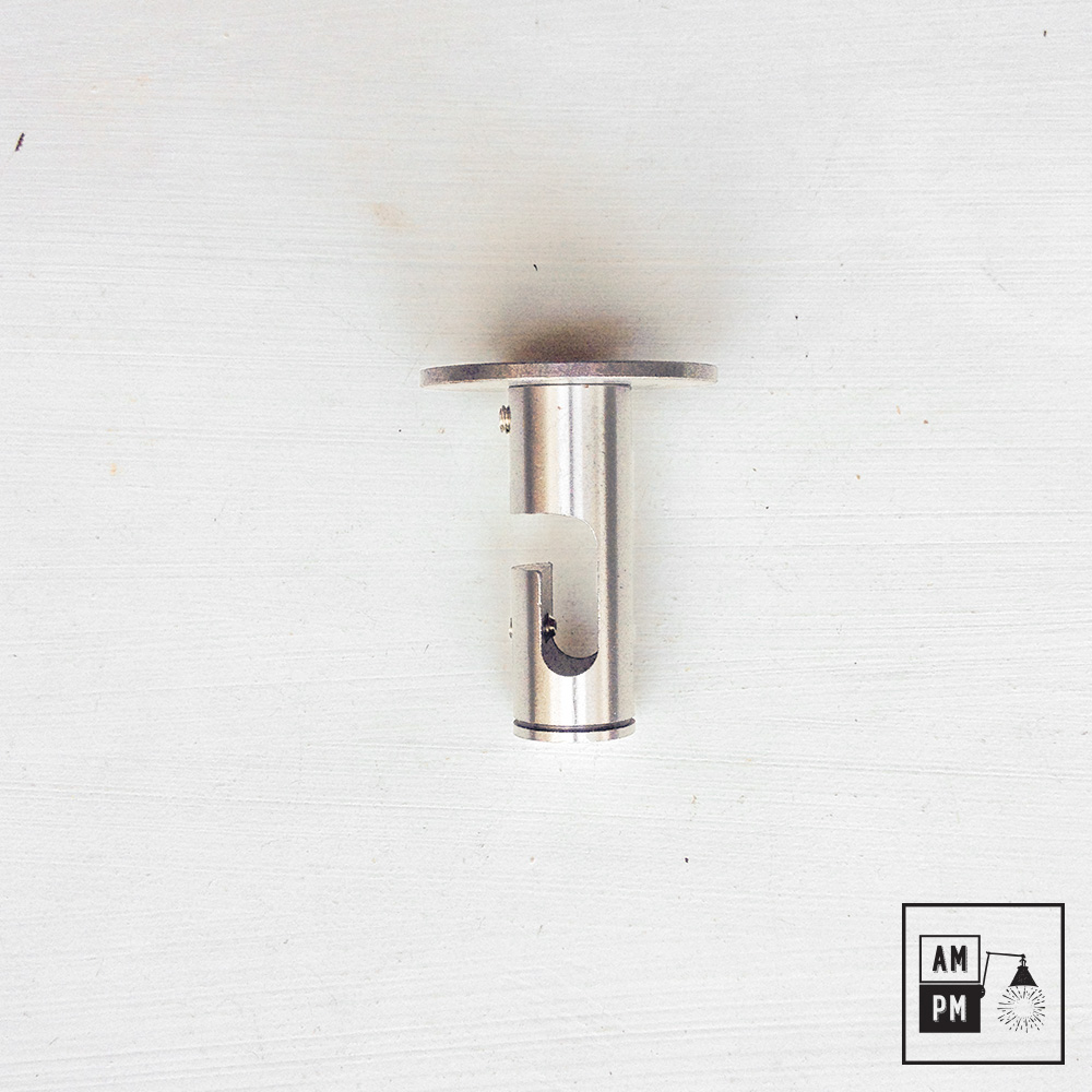 Crochet-pincer-forme-tubulaire-Nickel-Satiné