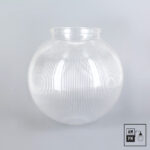Acrylic-globe-with-neck-lampshade-Clear-Prismatic