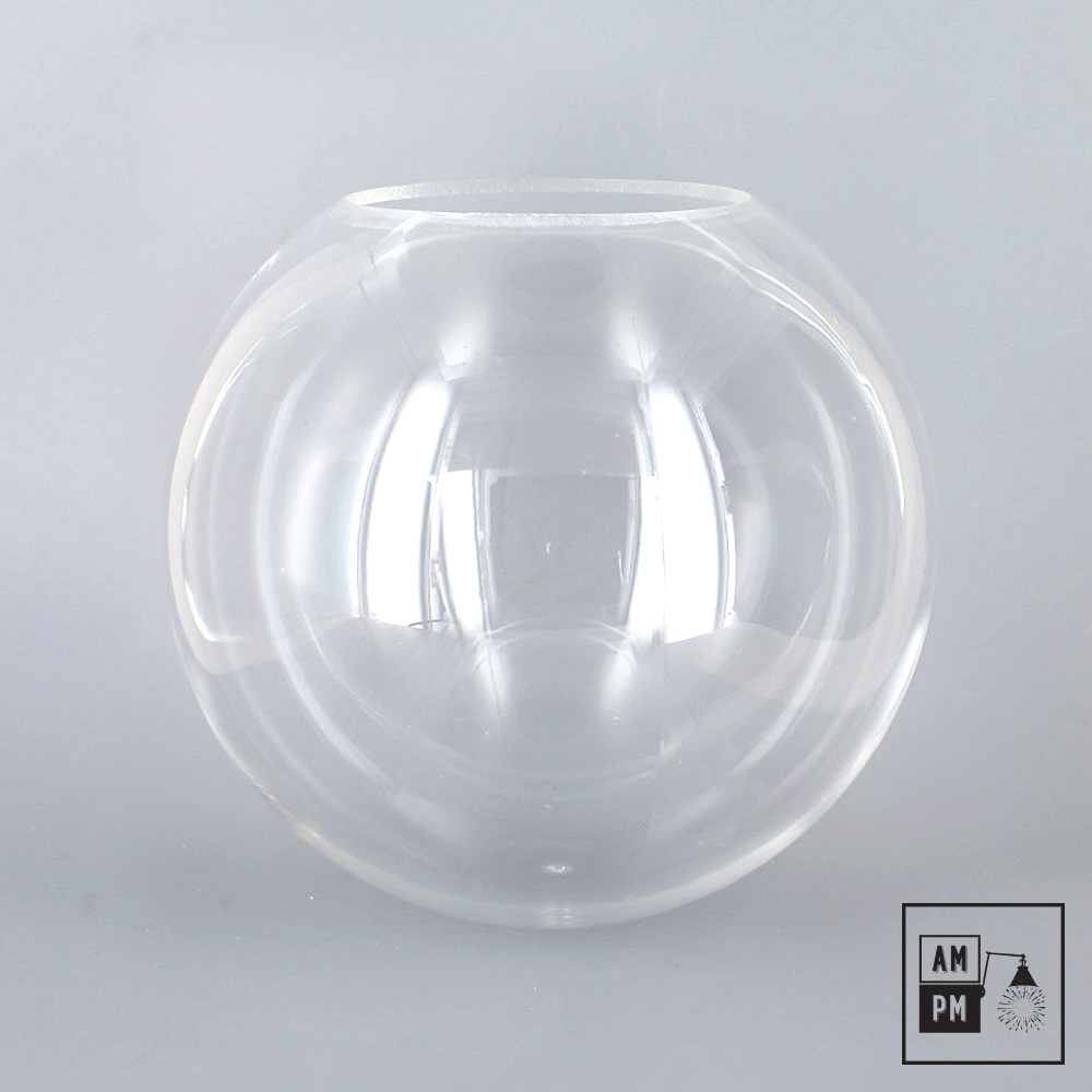 Acrylic-neckless-globe-lampshade-Clear Acrylic-neckless-globe-lampshade-Clear