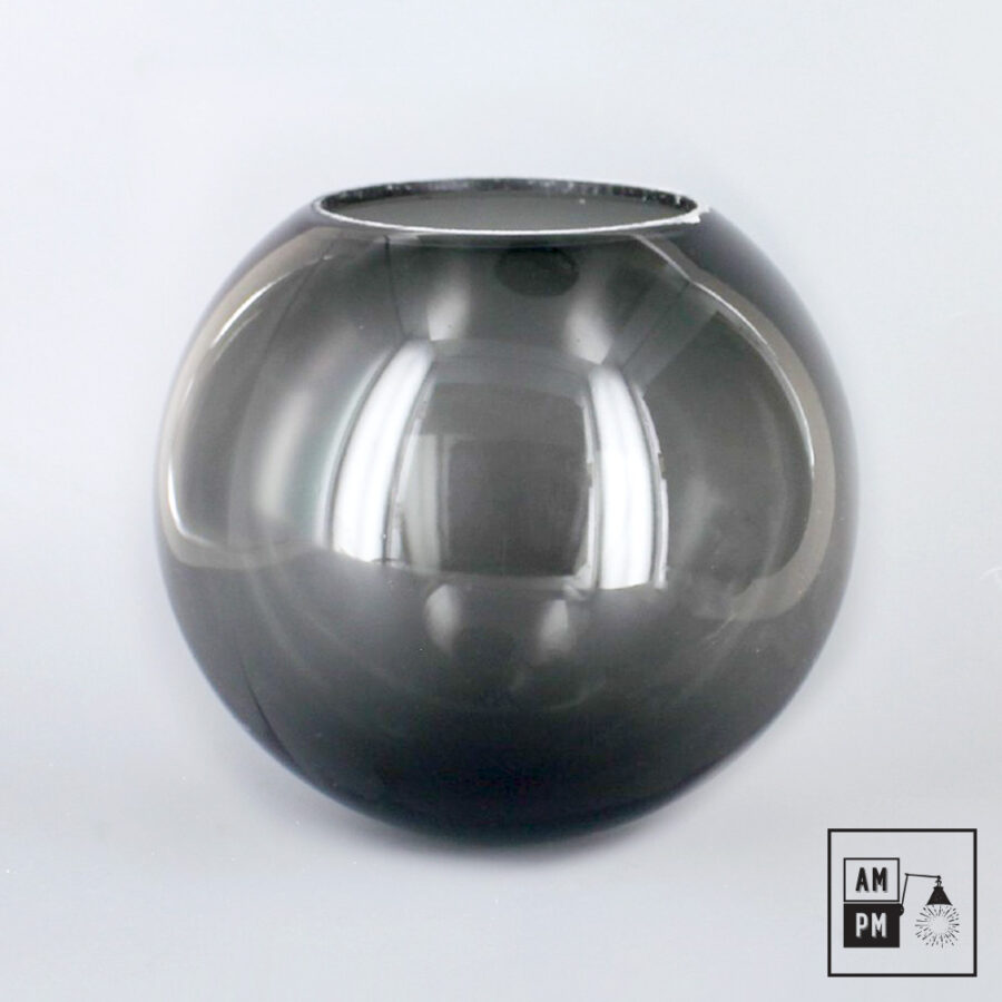 Acrylic-neckless-globe-lampshade-Smoked