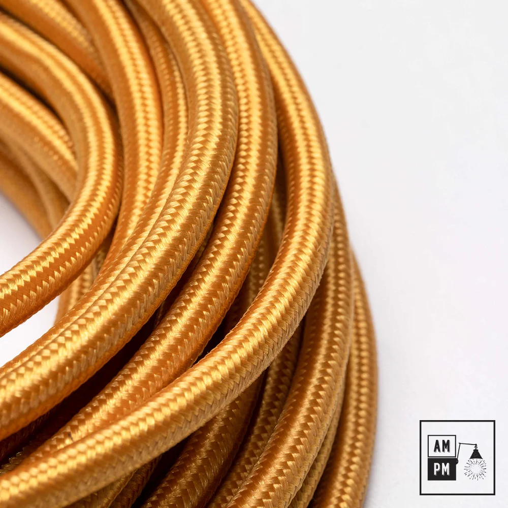 Metallic-rayon-cloth-covered-electrical-wire-PMS143-Royal-1