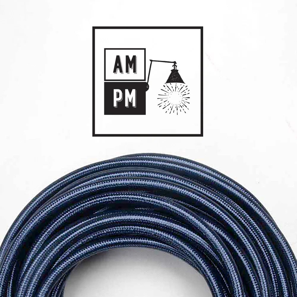 Metallic-rayon-cloth-covered-electrical-wire-PMS534-Nightsky
