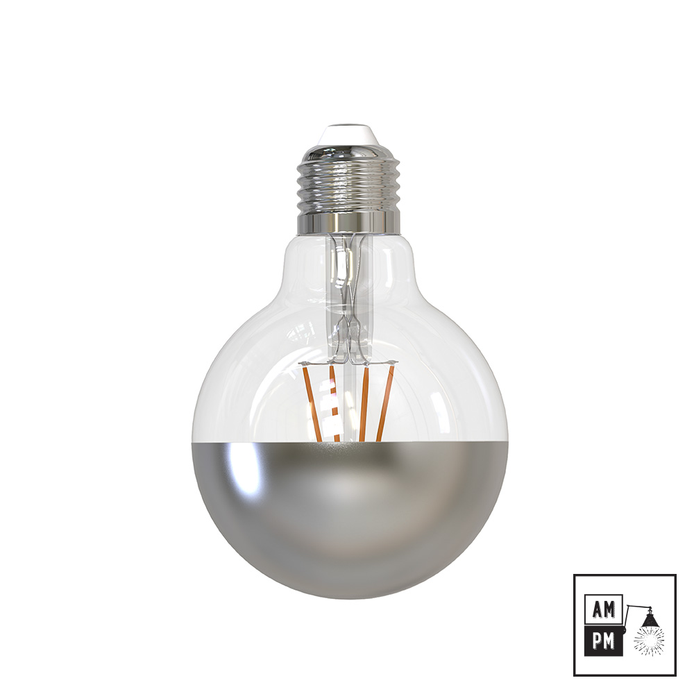 Ampoule-DEL-G25-style-Edison-E26-Demi-Miroir-chrome