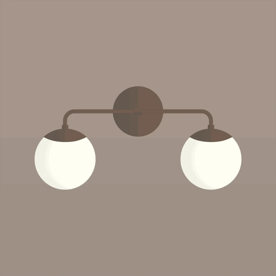 Mid-century-collection-wall-luminaire-Balance-A8M015-Oil-Rubbed-Bronze