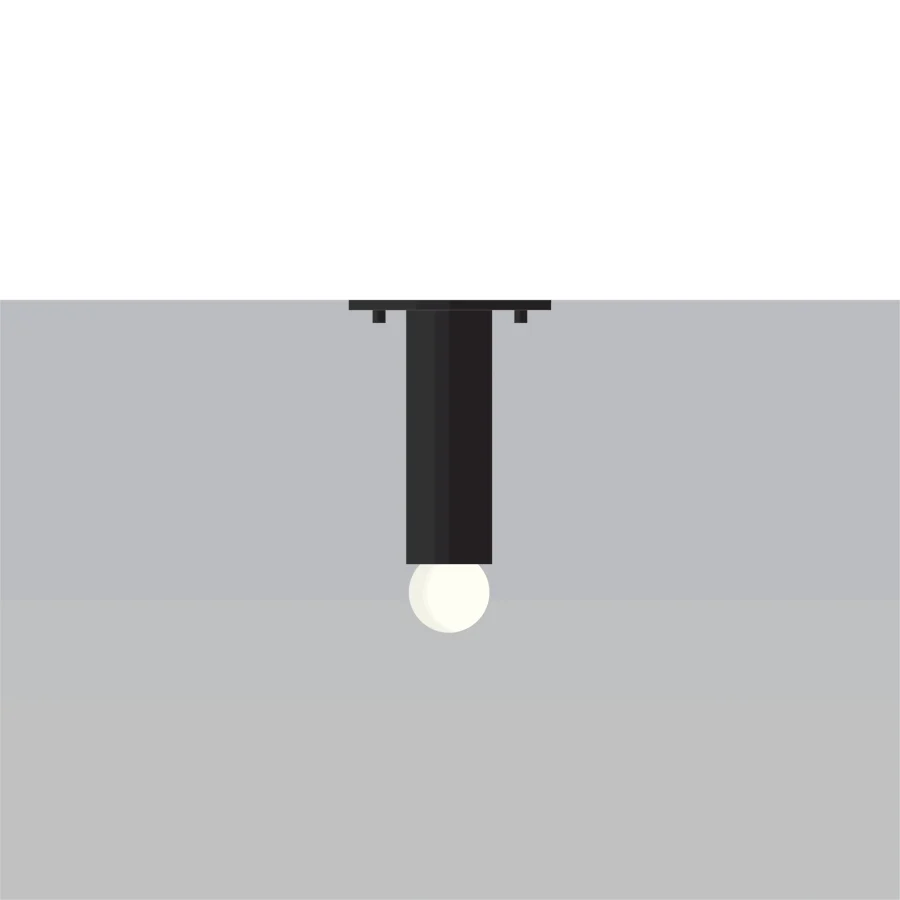 Mid-century-collection-flushmount-fixture-DropDrop-A7CF46-Black