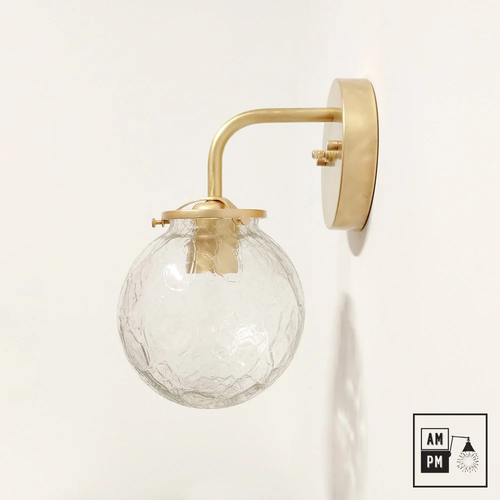 Luminaire-mural-collection-Mid-century-Alicia-A8M012-Laiton-Brossé Luminaire-mural-collection-Mid-century-Alicia-A8M012-Laiton-Brossé