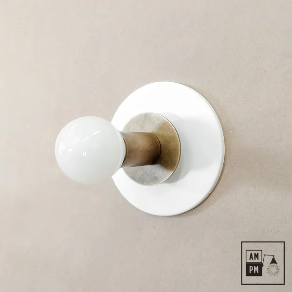 Applique-murale-plafonnier-Mid-century-prospector-A3K054-Blanc-Mat-Laiton-Antique-2