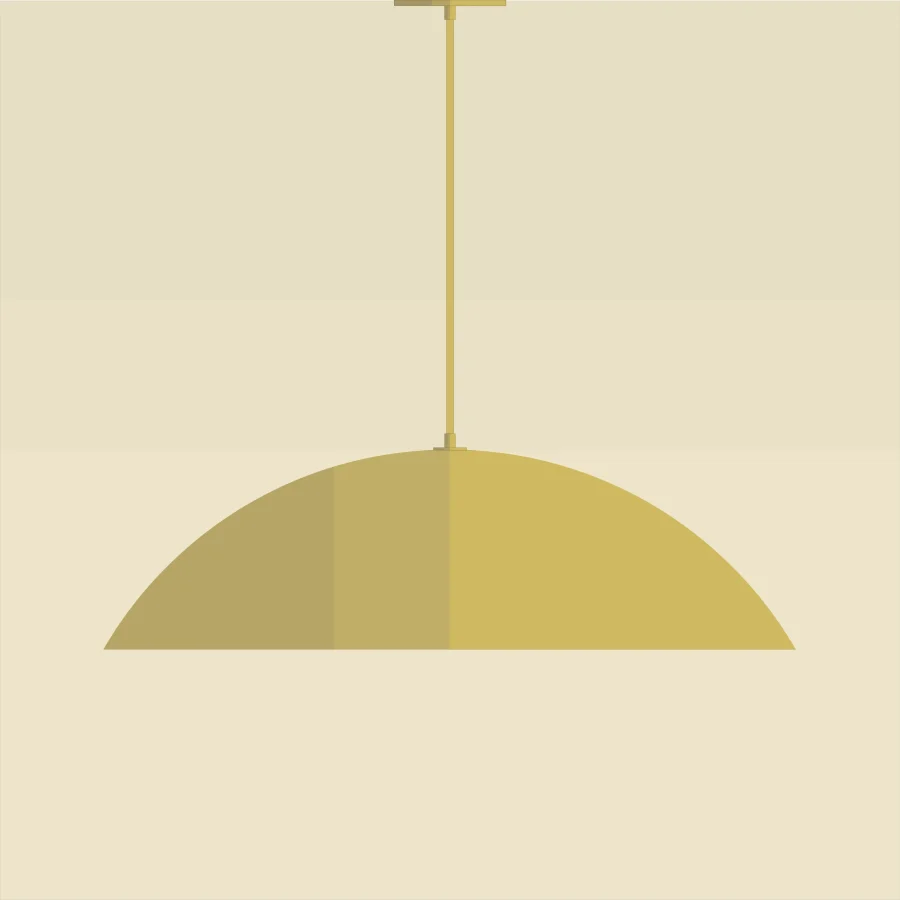 Mid-century-collection-pendant-Demidome-31-A7S082-Brass