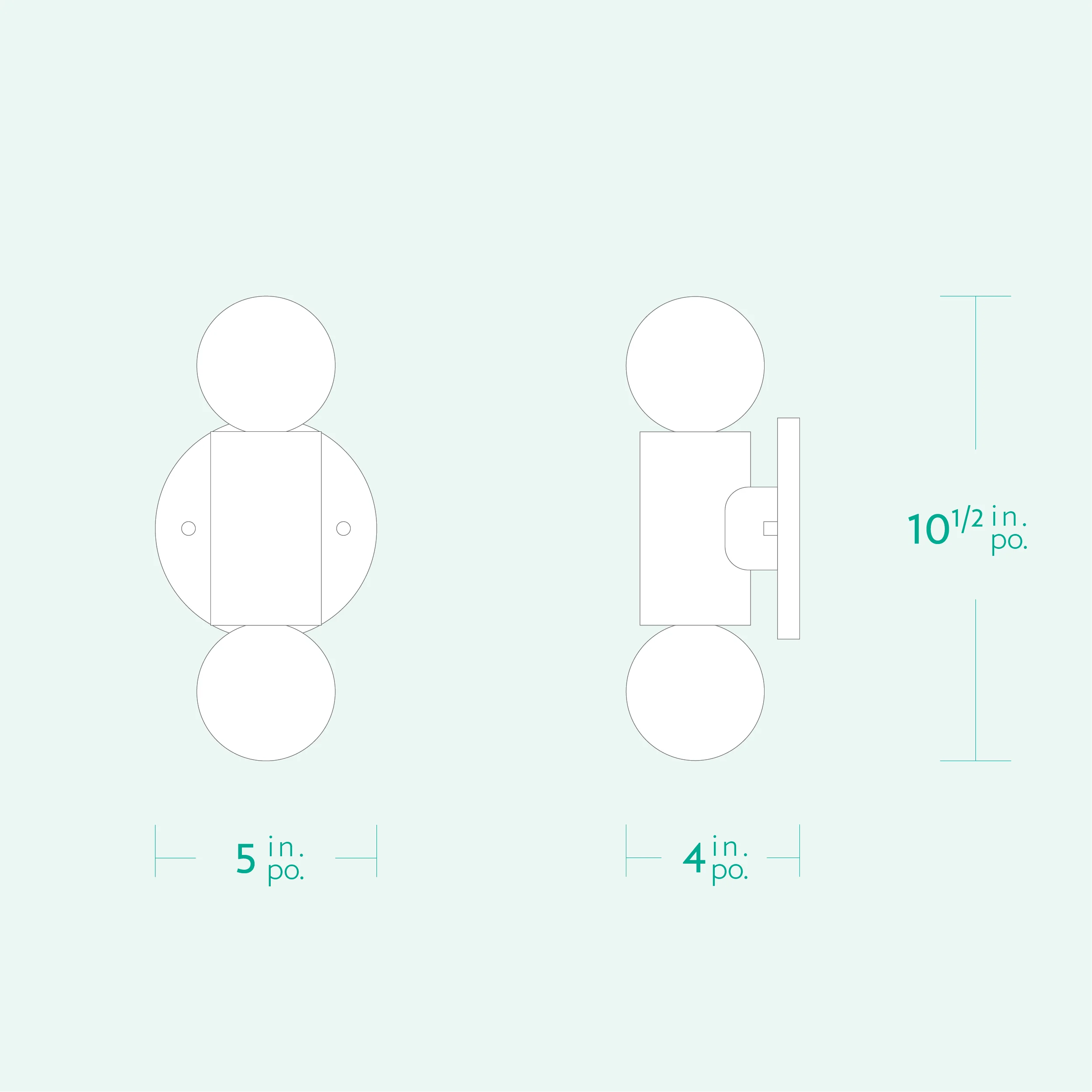 Mid-century-collection-wall-luminaire-Ruth-A8M011-Specs