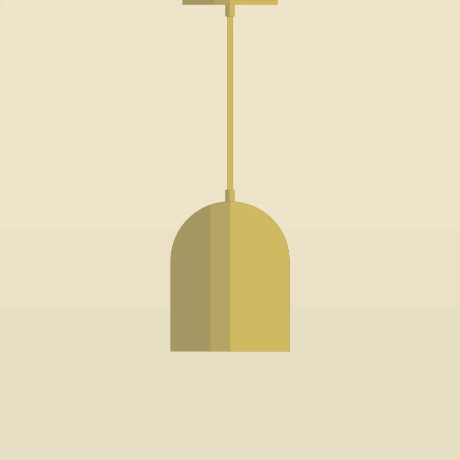 Lampe-suspendue-collection-Mid-century-Rothschild-A9S002-Laiton