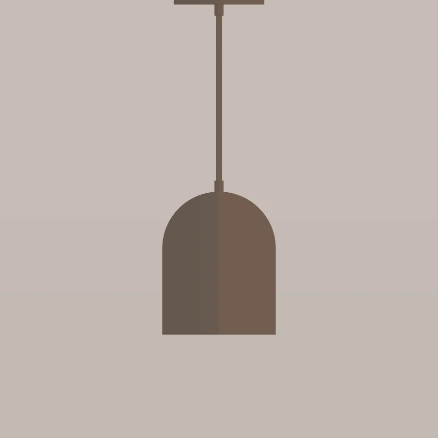 Lampe-suspendue-collection-Mid-century-Rothschild-A9S002-Bronze-Huilé